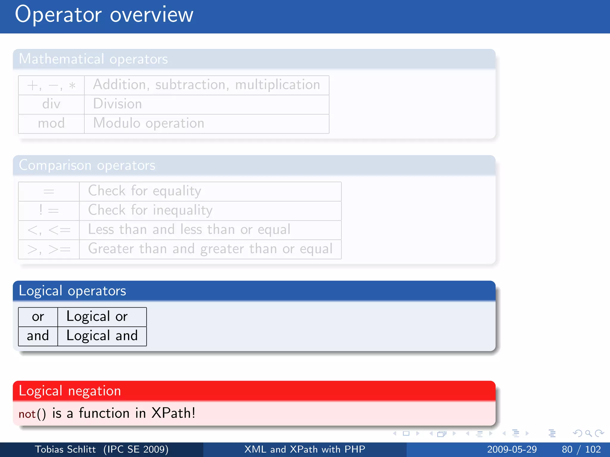 XML and XPath with PHP
