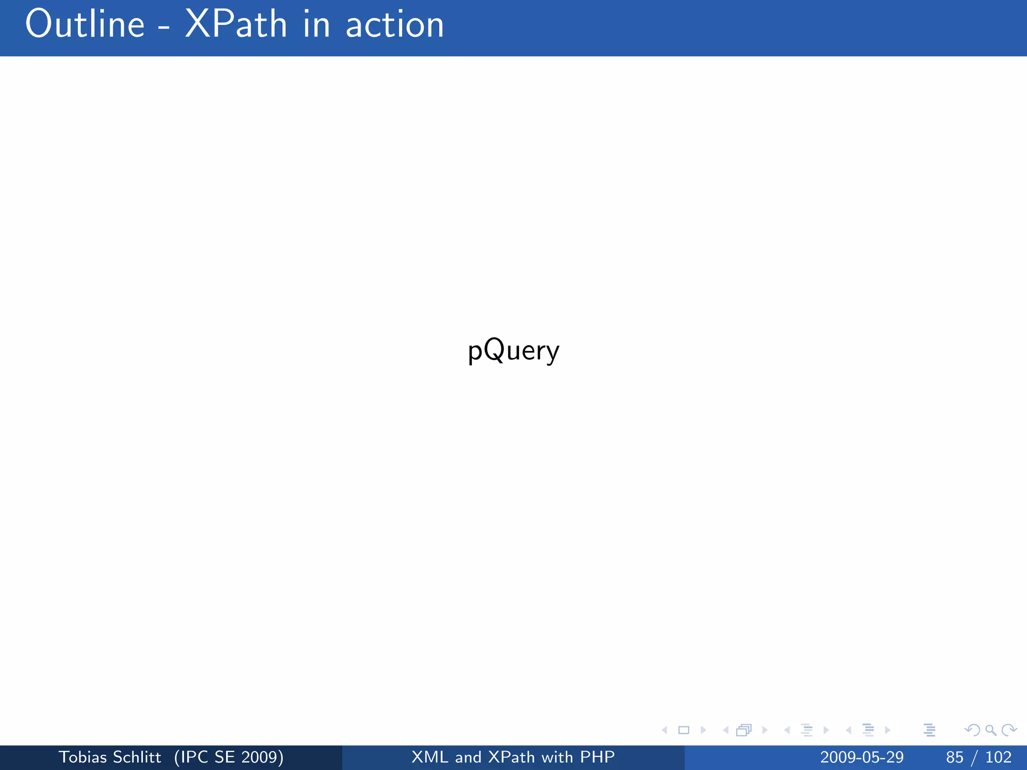 XML and XPath with PHP