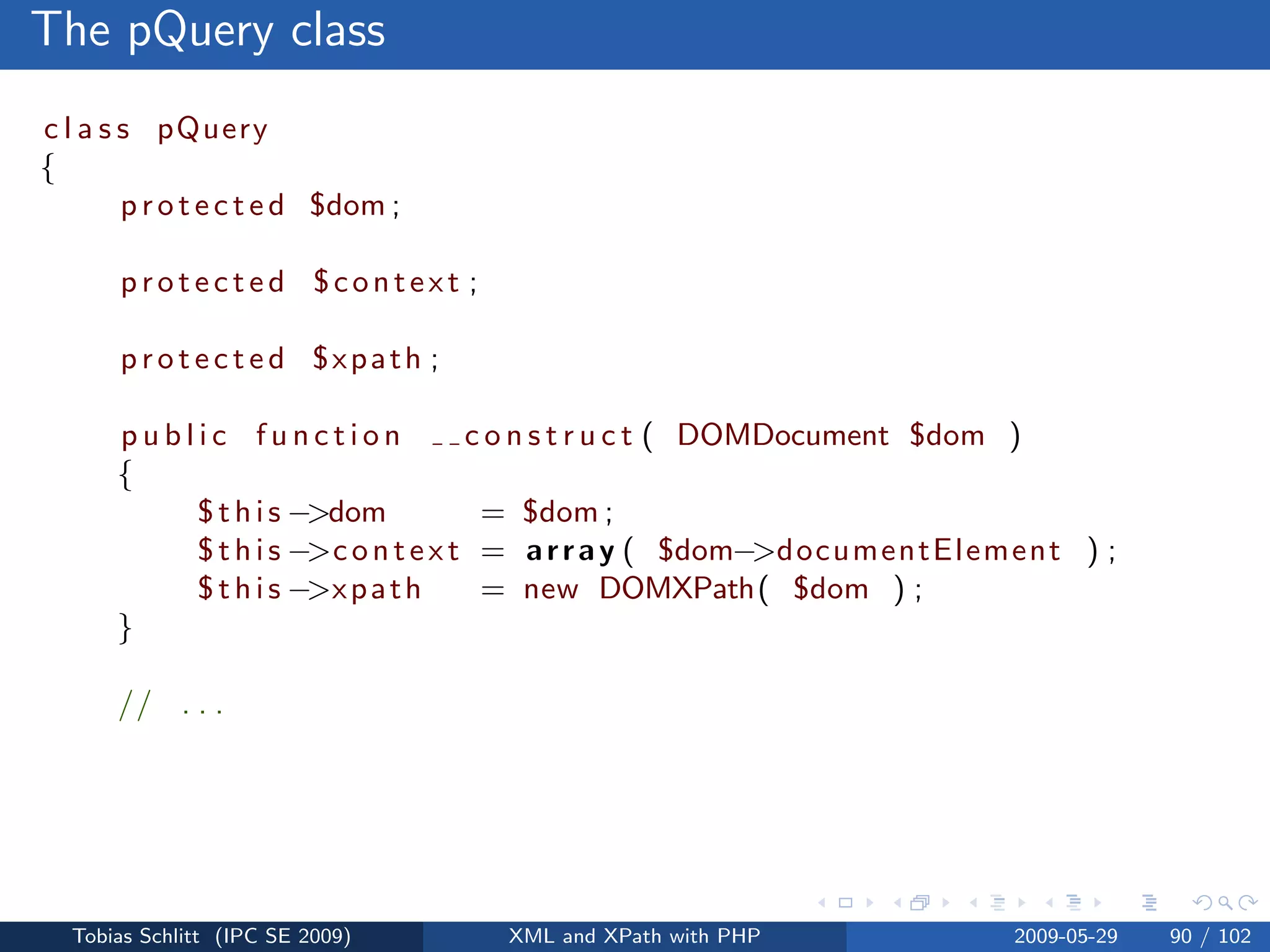 XML and XPath with PHP