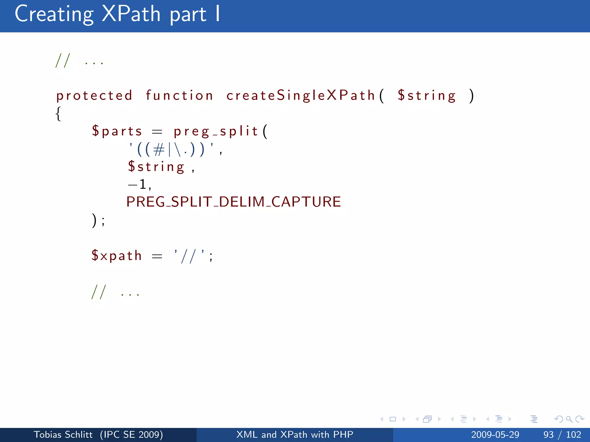 XML and XPath with PHP