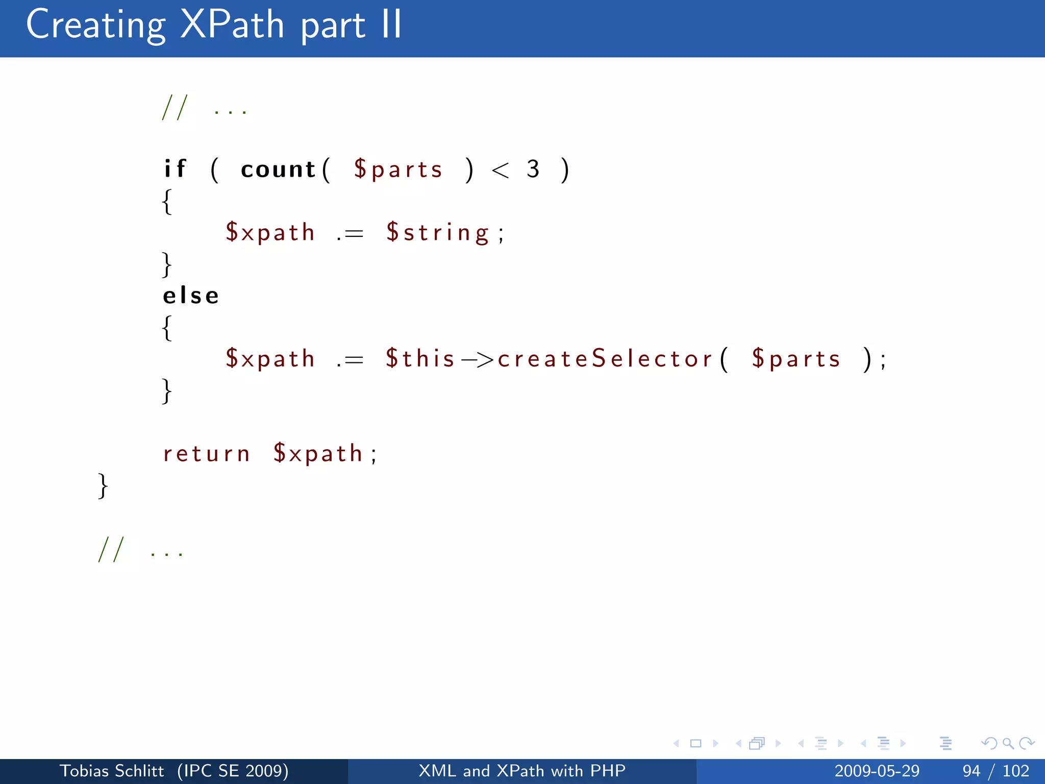XML and XPath with PHP