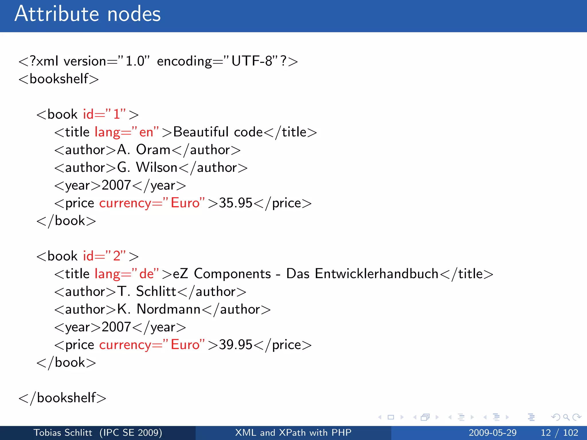XML and XPath with PHP