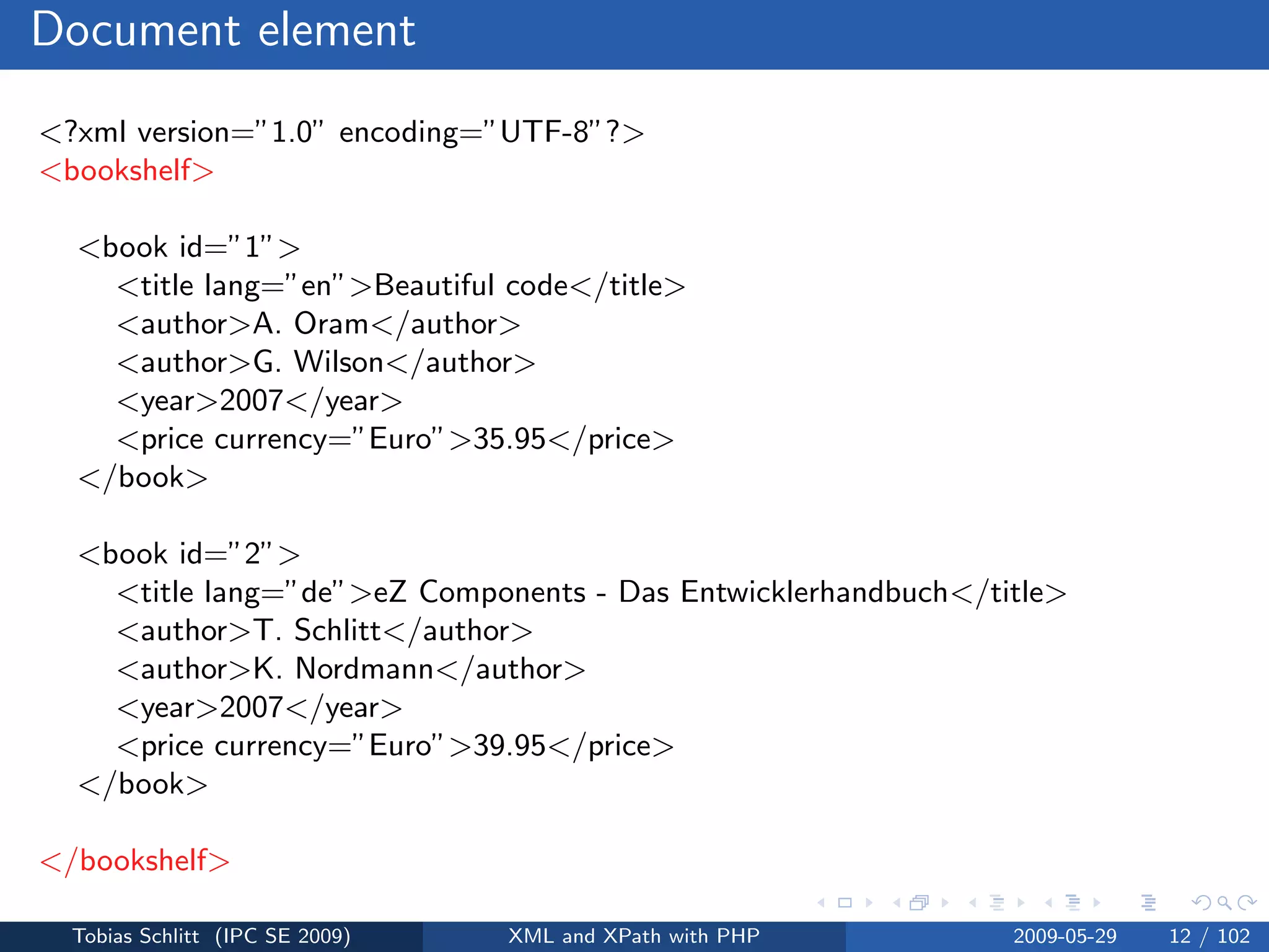 XML and XPath with PHP
