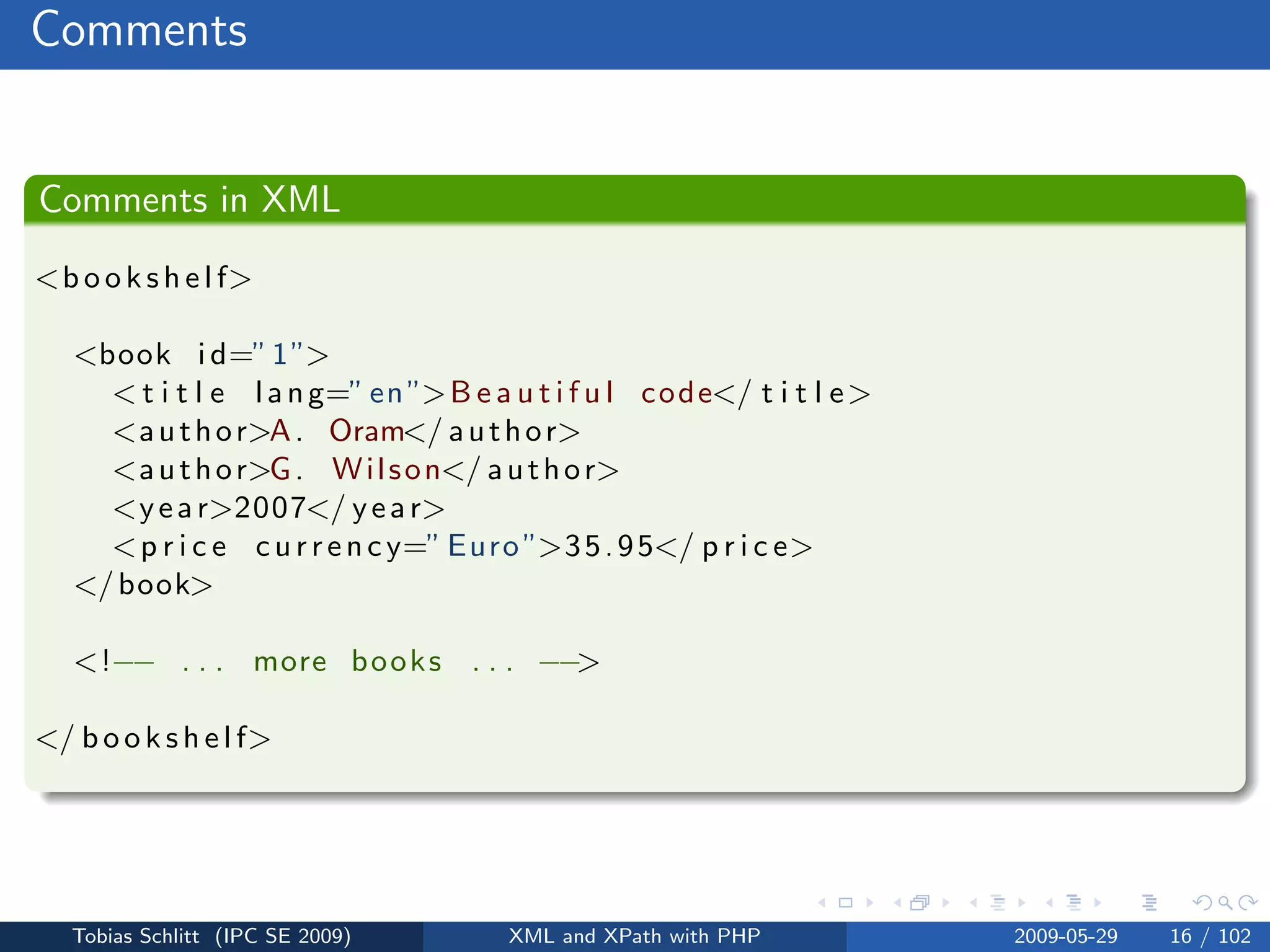 XML and XPath with PHP