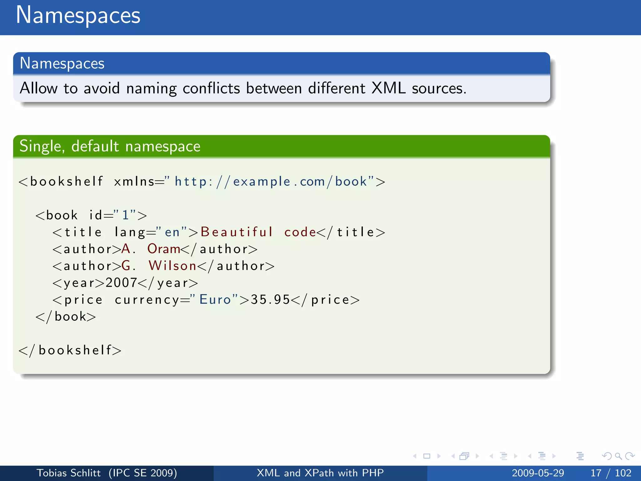 XML and XPath with PHP