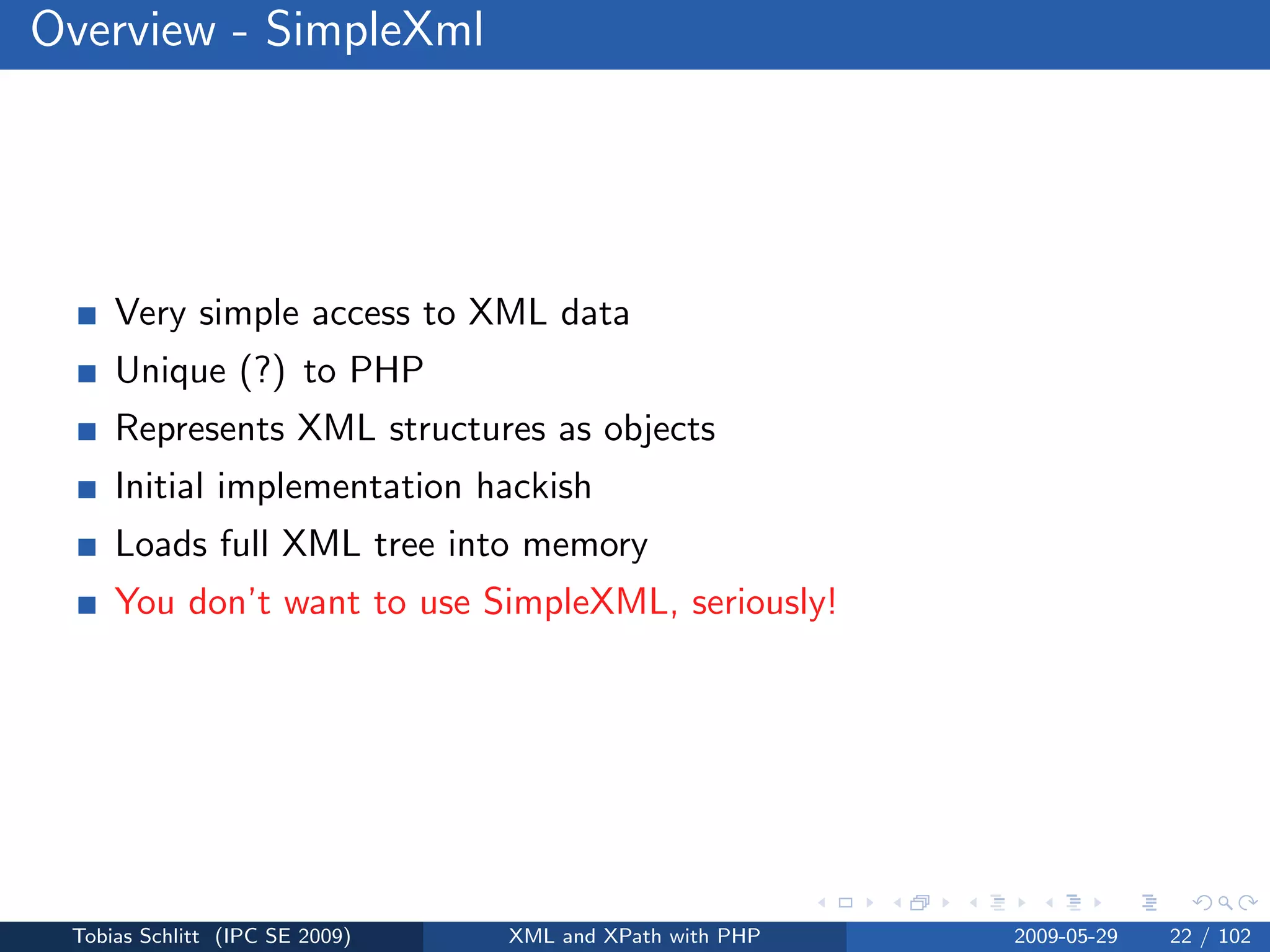 XML and XPath with PHP