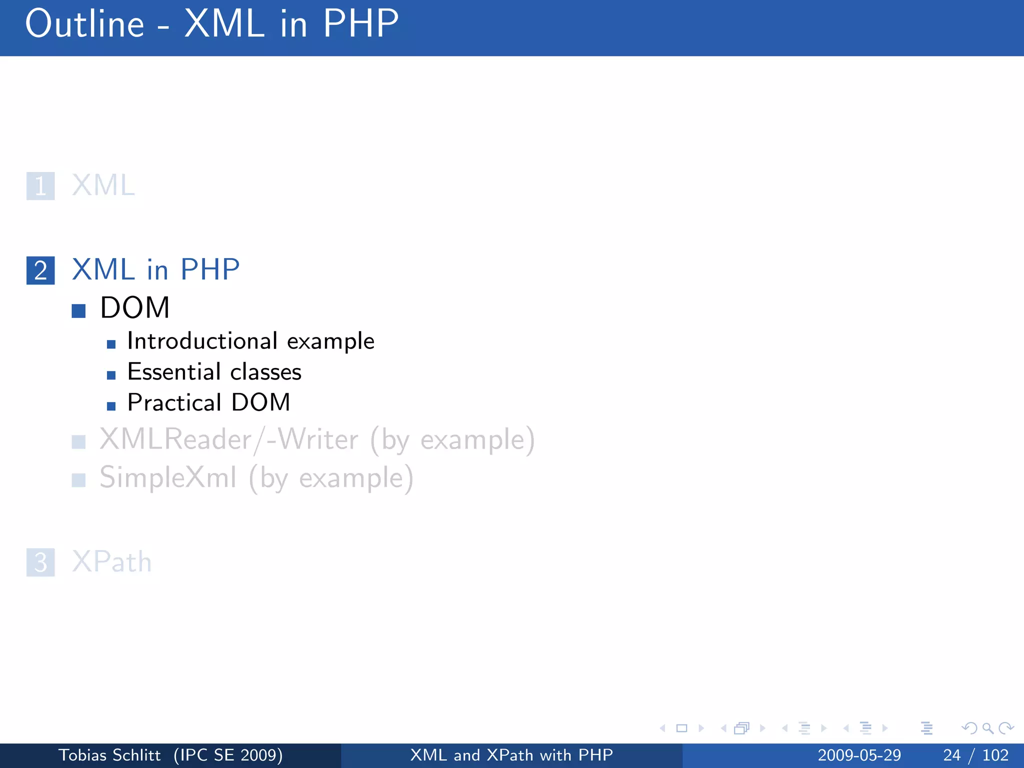 XML and XPath with PHP