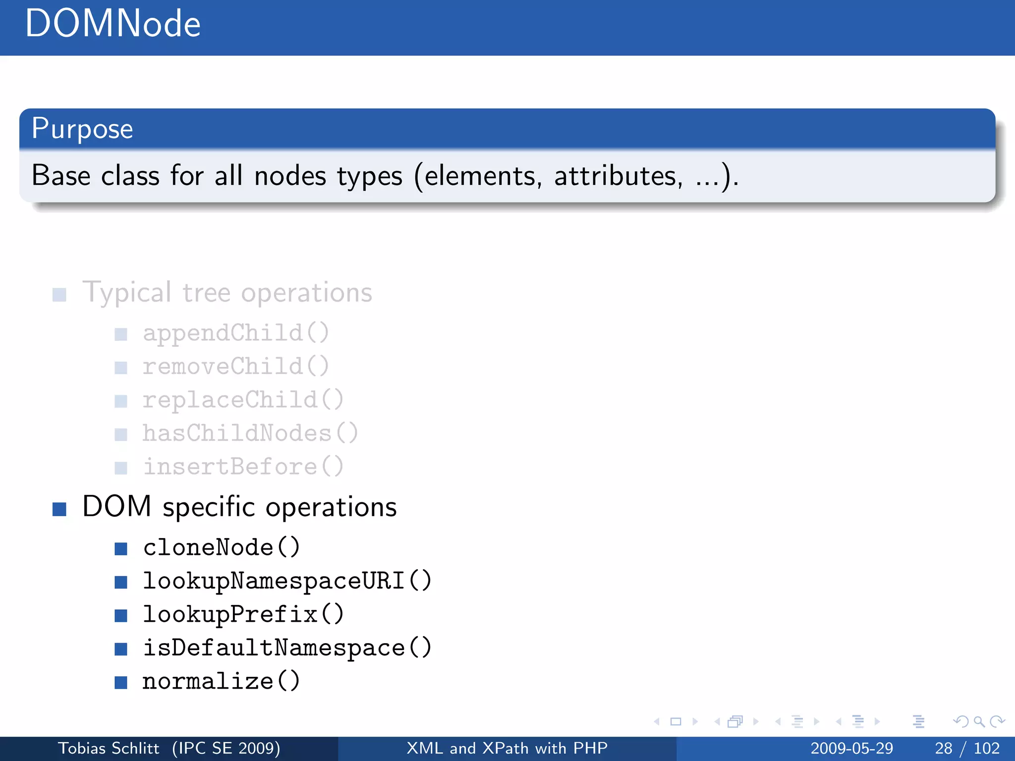 XML and XPath with PHP