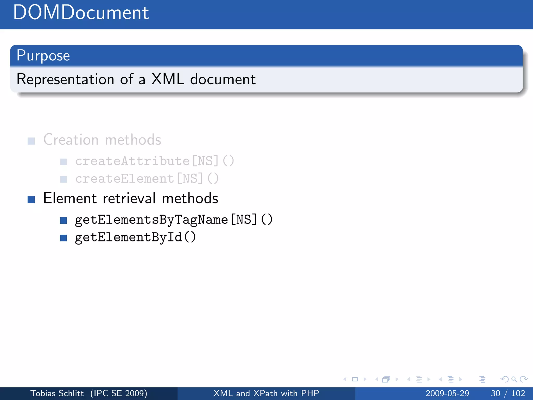 XML and XPath with PHP
