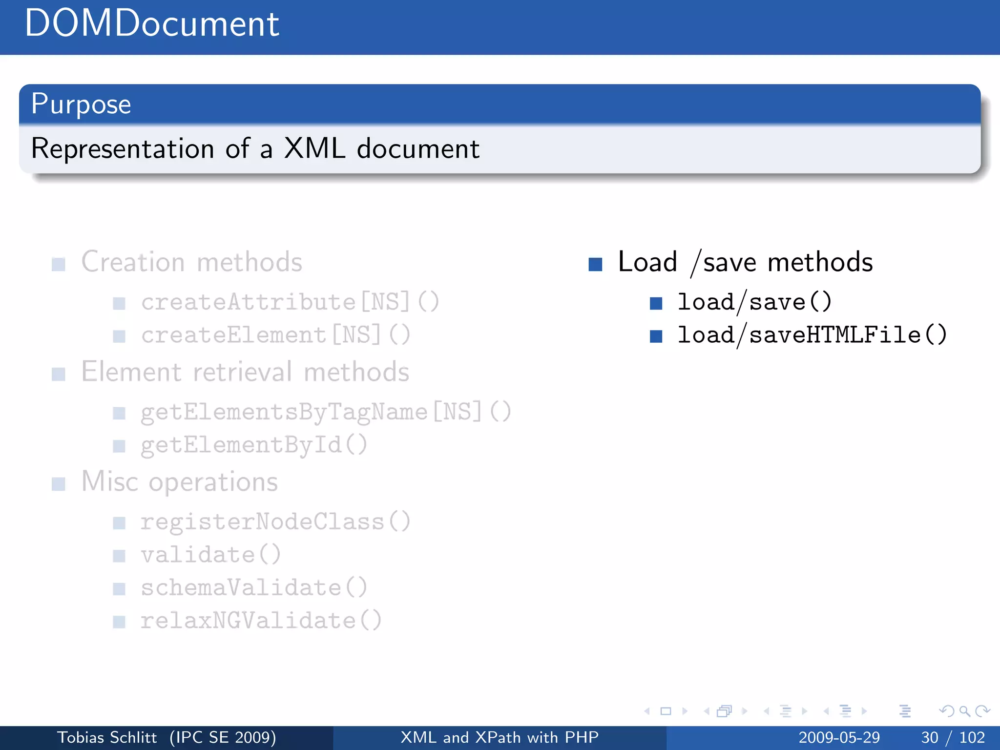 XML and XPath with PHP