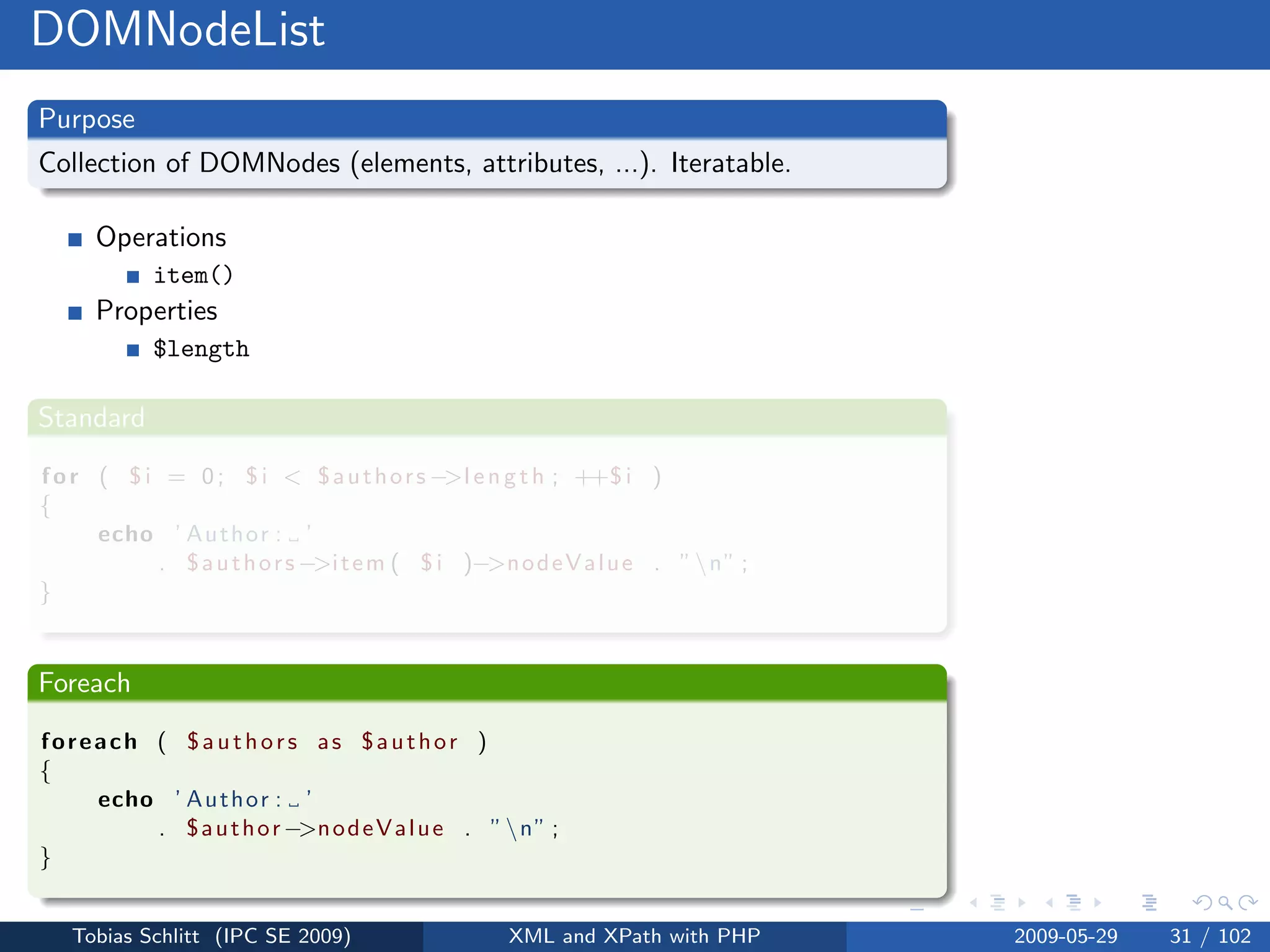 XML and XPath with PHP