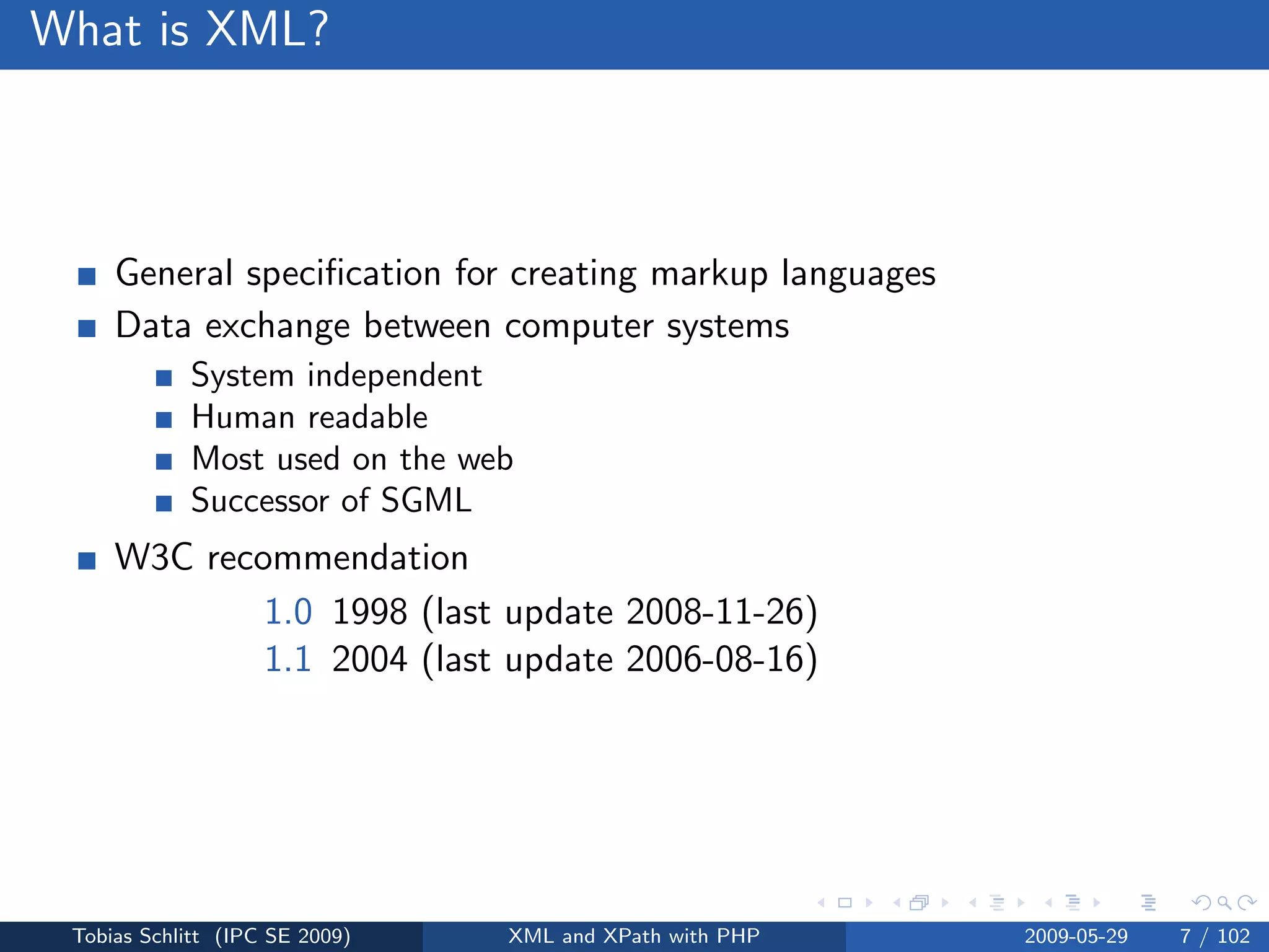 XML and XPath with PHP