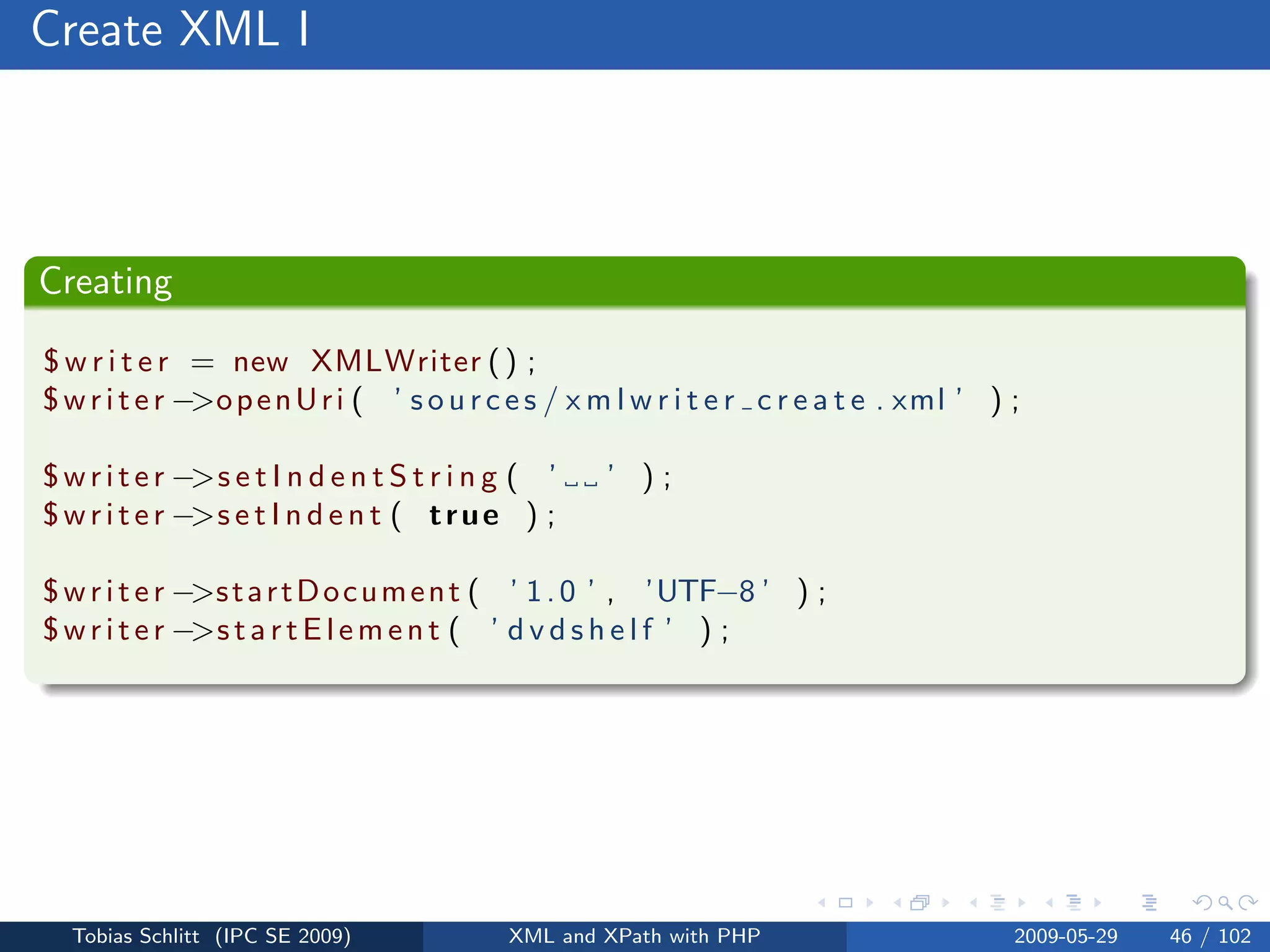 XML and XPath with PHP
