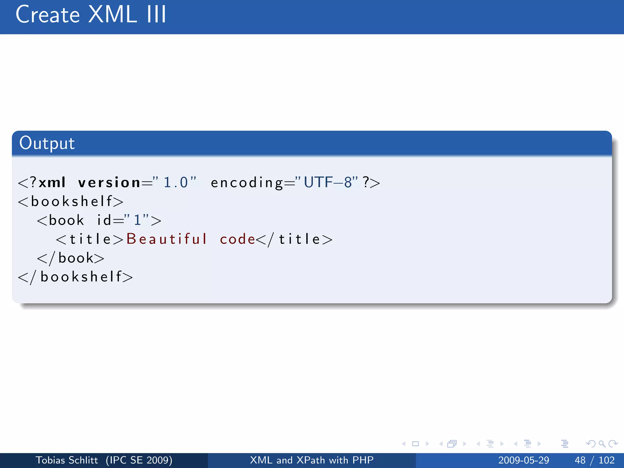XML and XPath with PHP