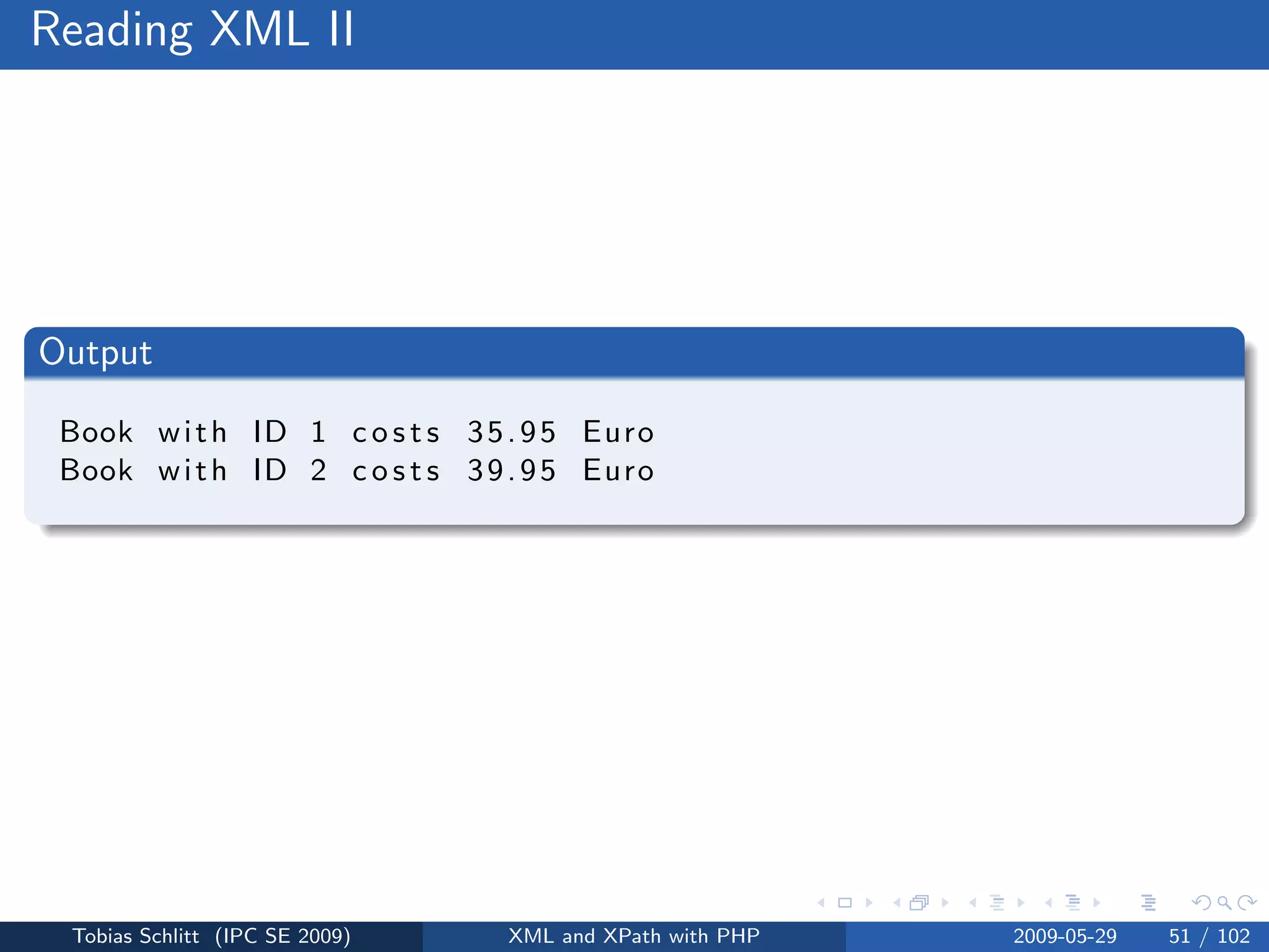 XML and XPath with PHP