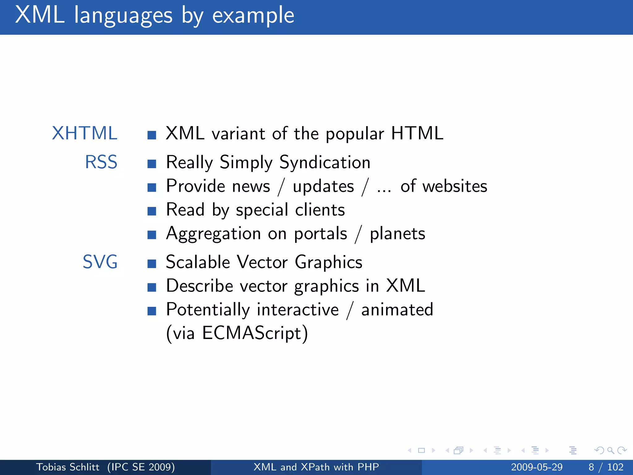XML and XPath with PHP