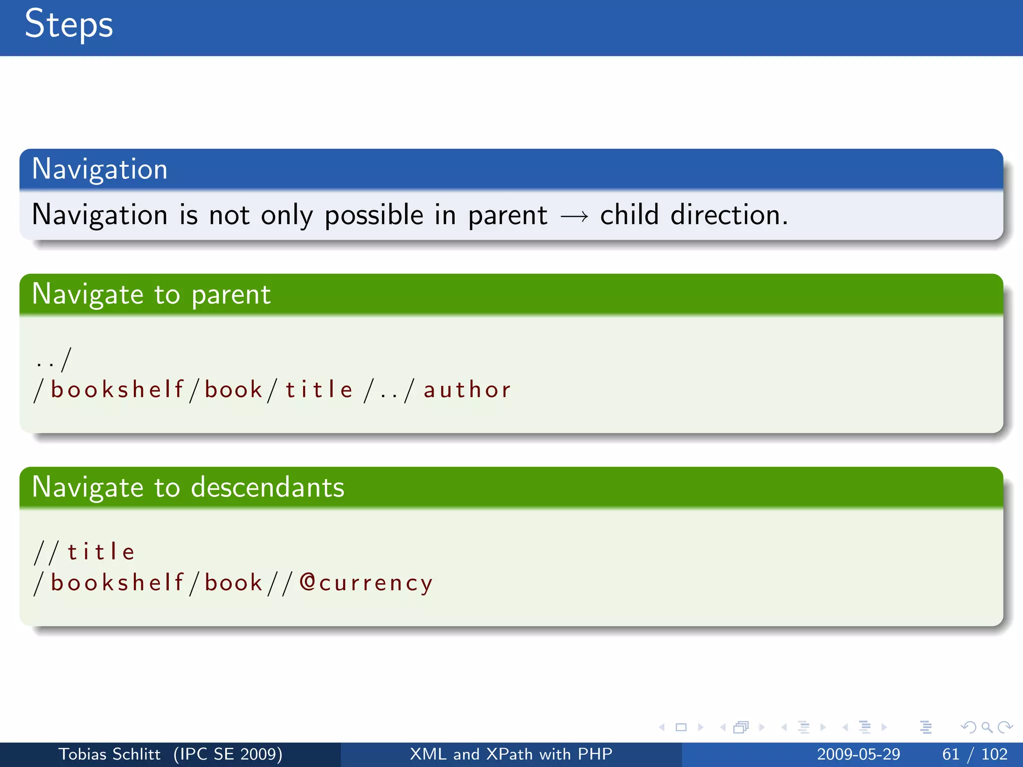 XML and XPath with PHP