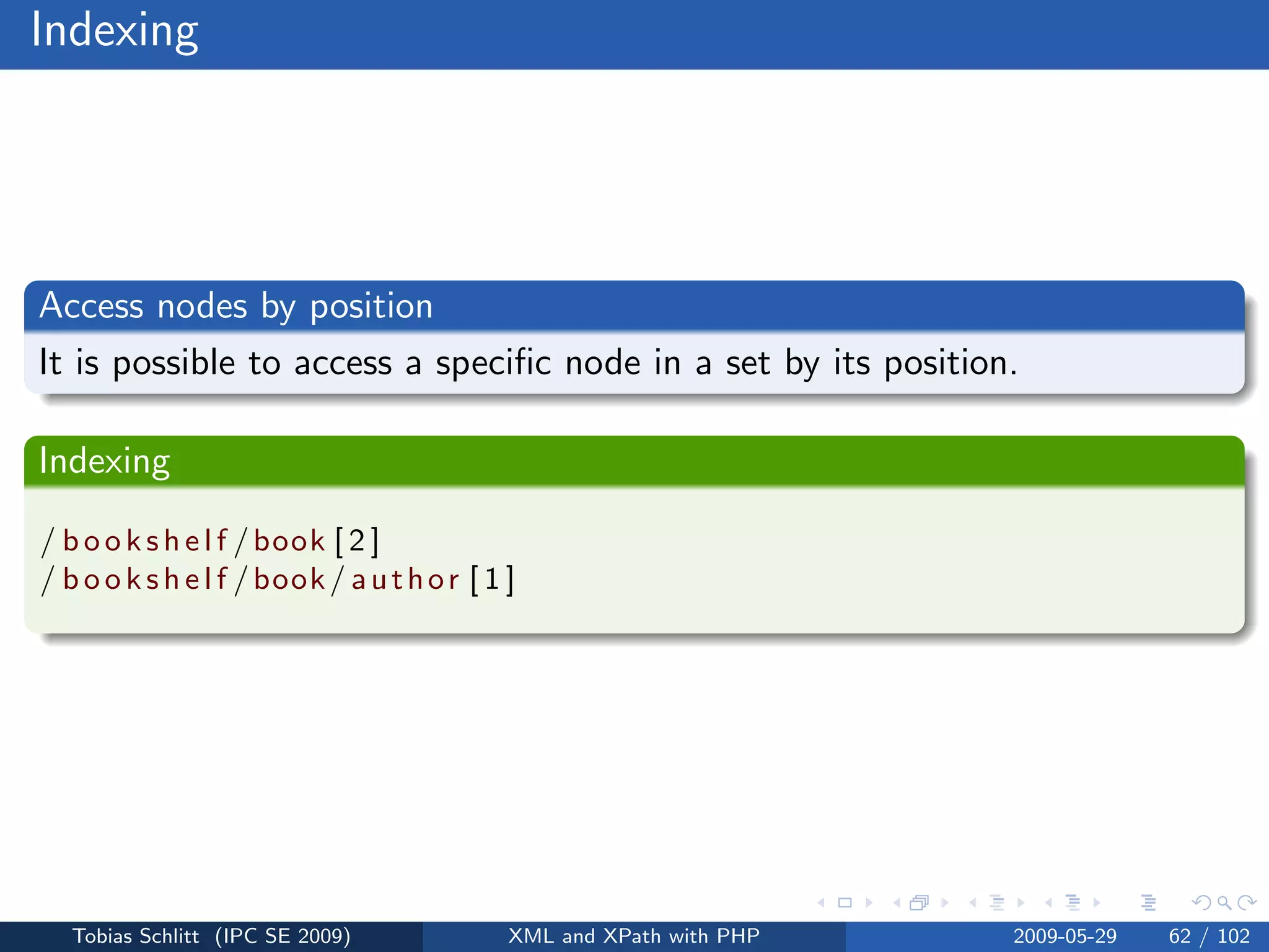 XML and XPath with PHP