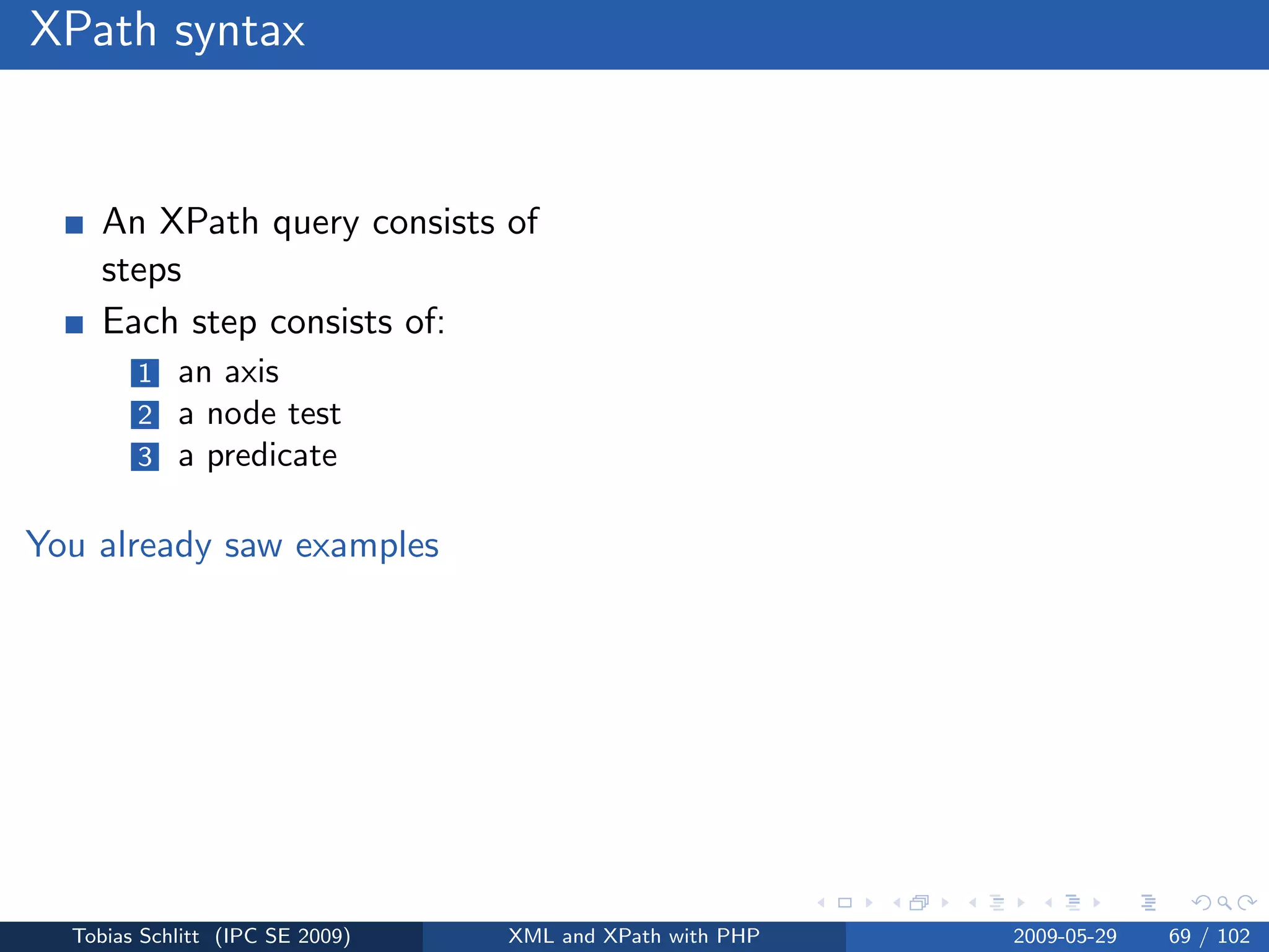 XML and XPath with PHP