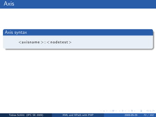 XML and XPath with PHP