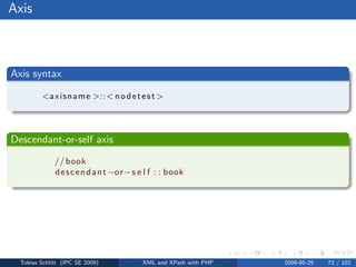 XML and XPath with PHP