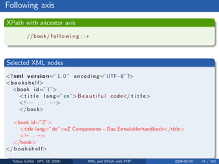 XML and XPath with PHP