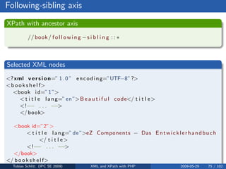XML and XPath with PHP