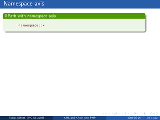 XML and XPath with PHP