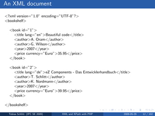 XML and XPath with PHP