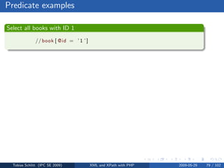 XML and XPath with PHP
