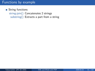 XML and XPath with PHP