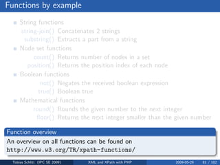 XML and XPath with PHP