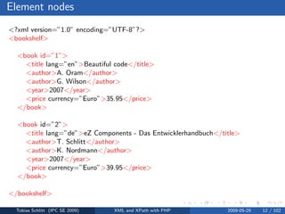 XML and XPath with PHP