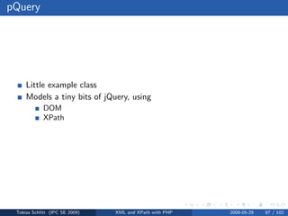XML and XPath with PHP