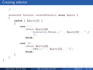 XML and XPath with PHP