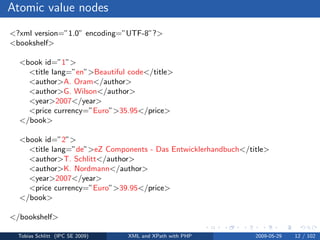 XML and XPath with PHP
