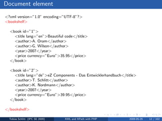 XML and XPath with PHP
