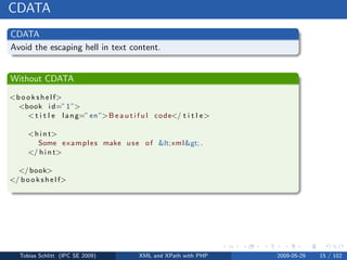 XML and XPath with PHP