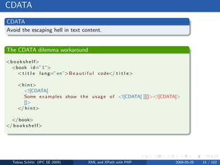 XML and XPath with PHP