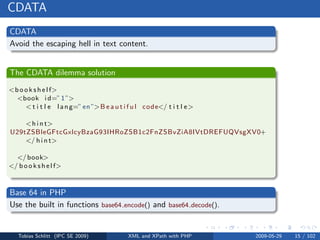 XML and XPath with PHP
