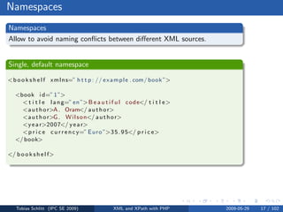 XML and XPath with PHP