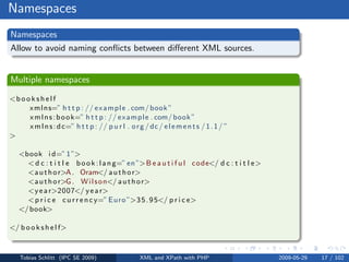 XML and XPath with PHP