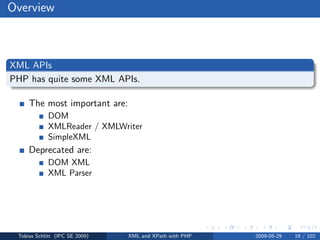 XML and XPath with PHP
