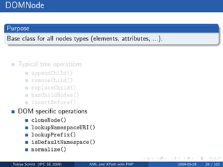 XML and XPath with PHP