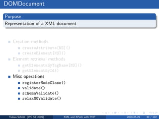 XML and XPath with PHP