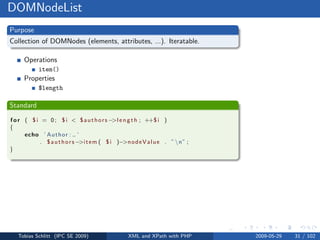 XML and XPath with PHP