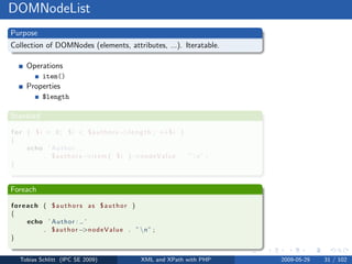 XML and XPath with PHP