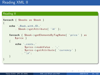 XML and XPath with PHP