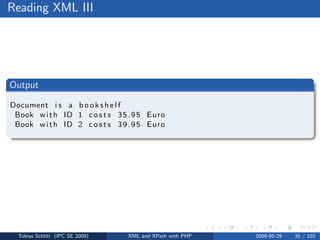 XML and XPath with PHP