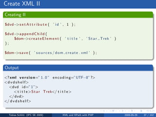 XML and XPath with PHP